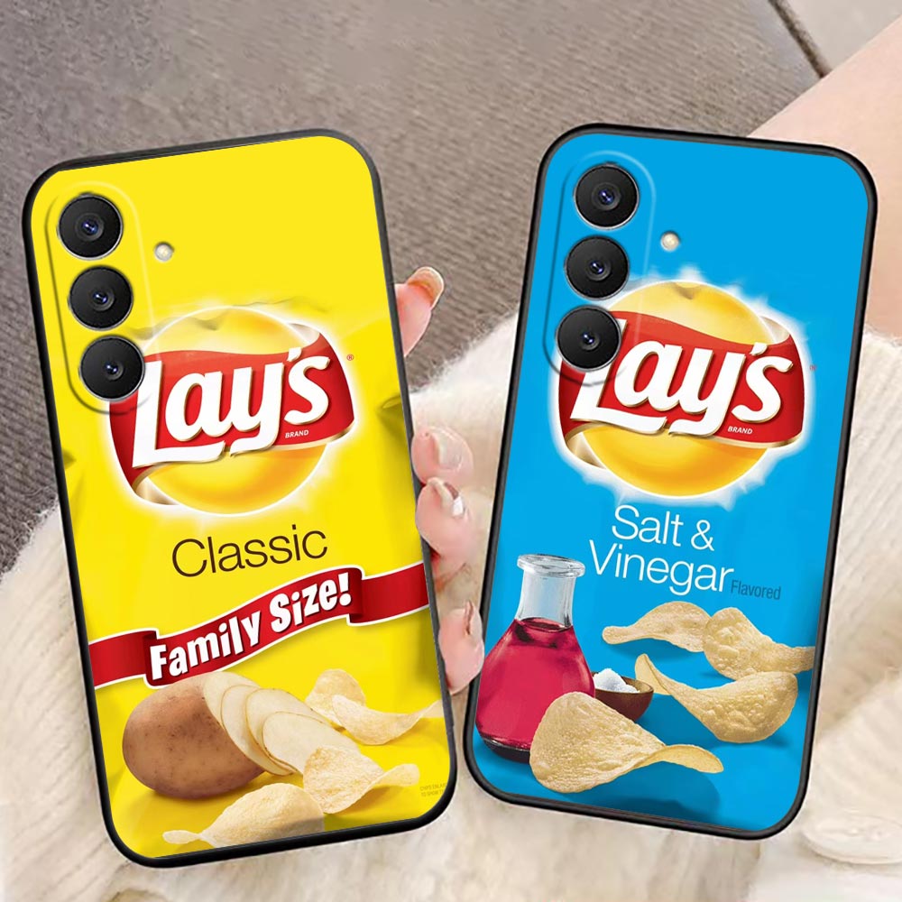 Food Snacks Quotes - スナック菓子ポテトL-Lay'Sスマホケース Samsung Galaxy S26 S25 S24