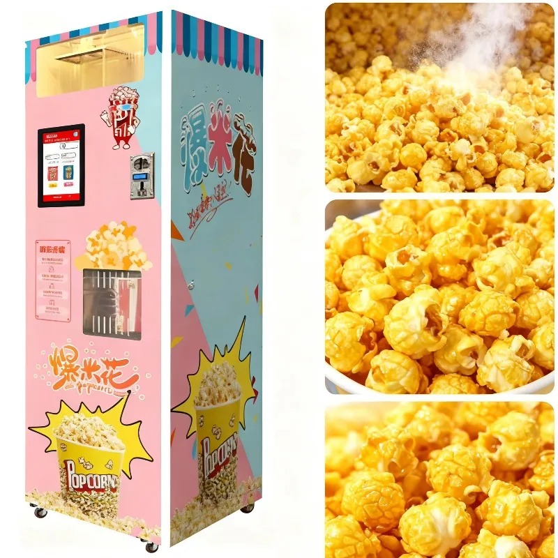 Food In Snacks - カスタマイズ可能なベストセラーインテリジェントハイテク自動ポップコーンメーカー、ポップコーンマシン、スナックフードポップコーンマシン、自動販売機