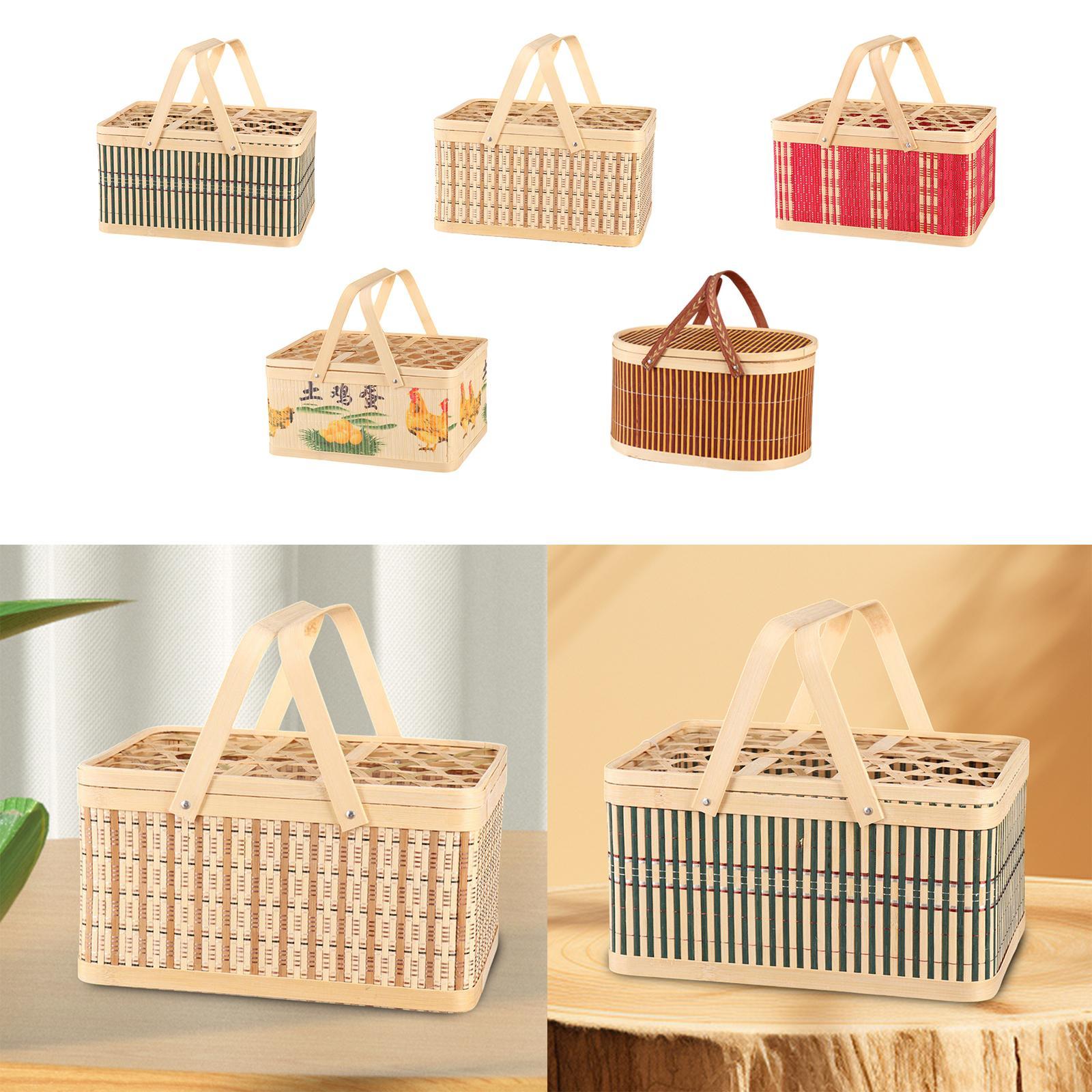 Snacks Food Gift Baskets - フラワーバスケット ポータブルギフトラッピングバスケット ポータブル果物野菜バスケット スナック用食料品バスケット パンケーキ 月餅