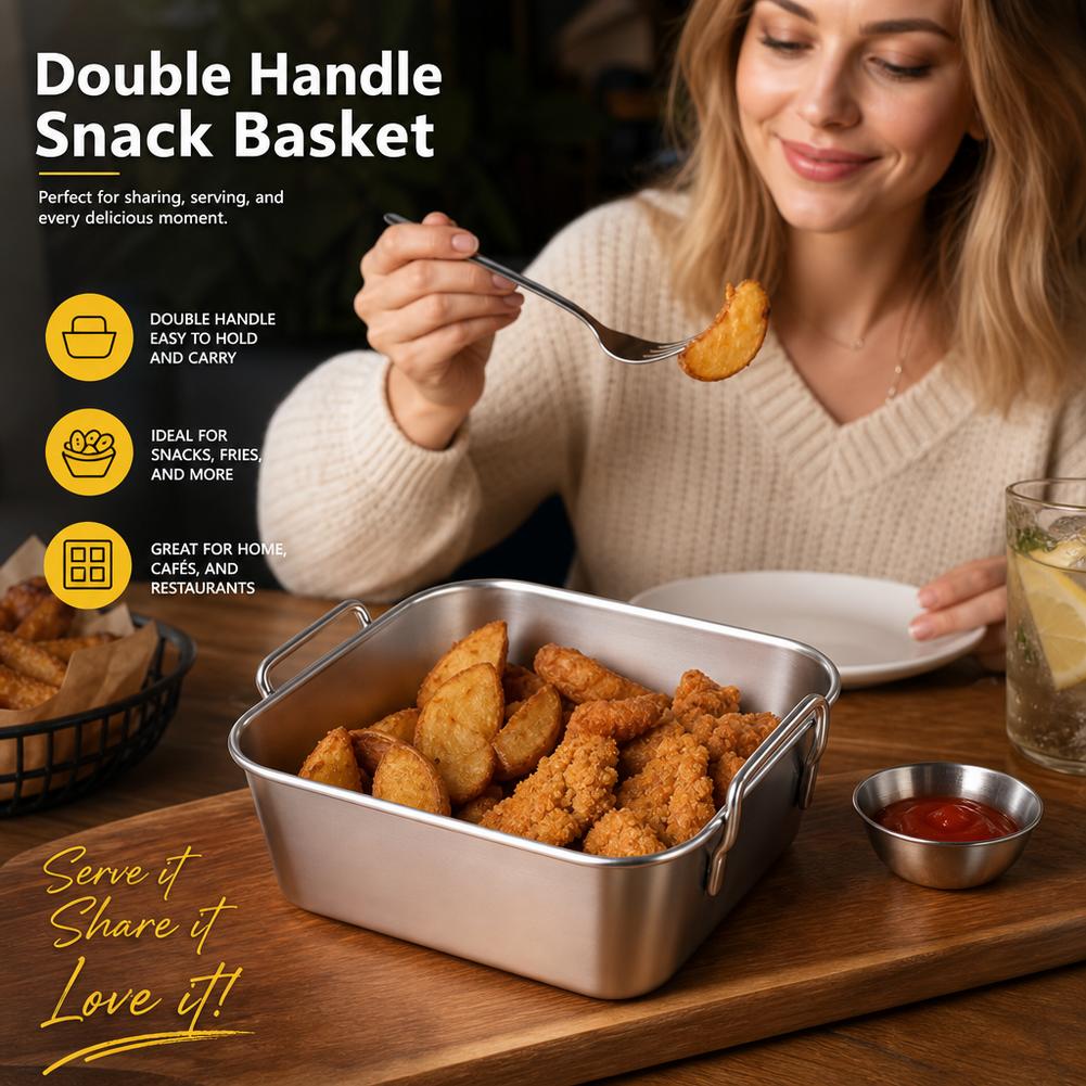 ハンドル付きサービングトレイ 韓国製ステンレス製プレート 正 - Korean Food Snacks のレビューと価格
