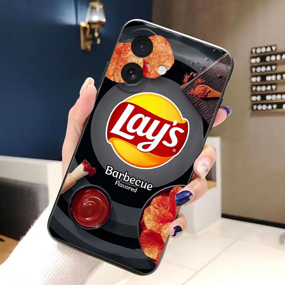iPhoneケース Apple 17 17E AIR 16E - Food Snacks Quotes のレビューと価格