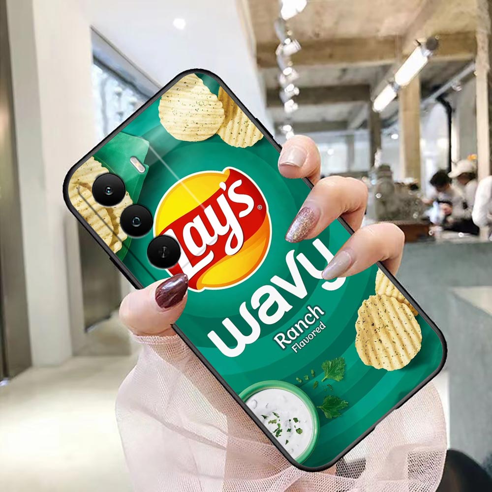 電話ケース Realme C100 C100I C83 C8 - Food Snacks Quotes のレビューと価格