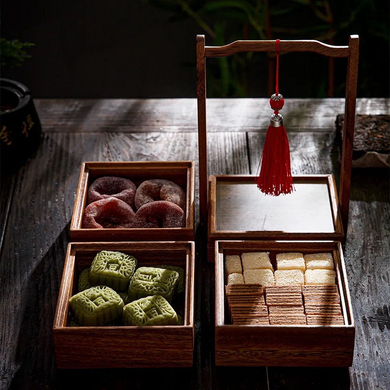 ミニマリスト多層スタッカブルフードボックス、重ねて使えるスナ - Snacks Food Gift Baskets のレビューと価格