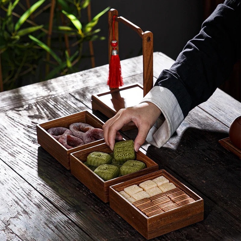 ミニマリスト多層スタッカブルフードボックス、重ねて使えるスナ - Snacks Food Gift Baskets のレビューと価格