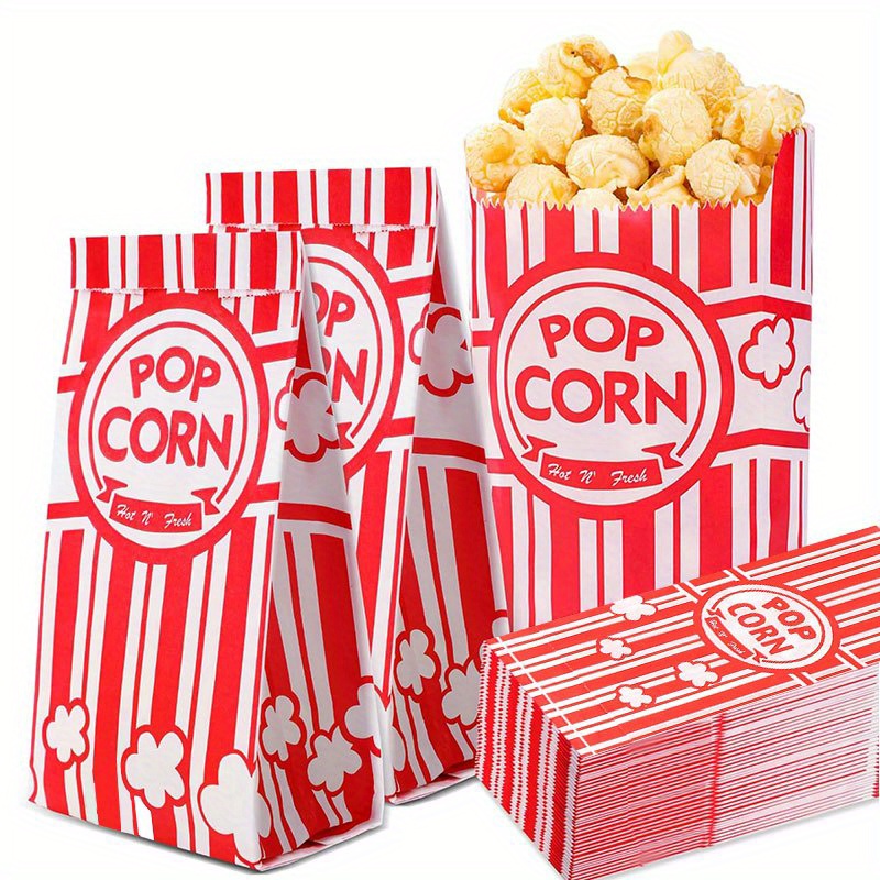 20/50 個ポップコーンバッグ個別包装紙ポップコーン食品袋 - Food Snacks Wholesale のレビューと価格